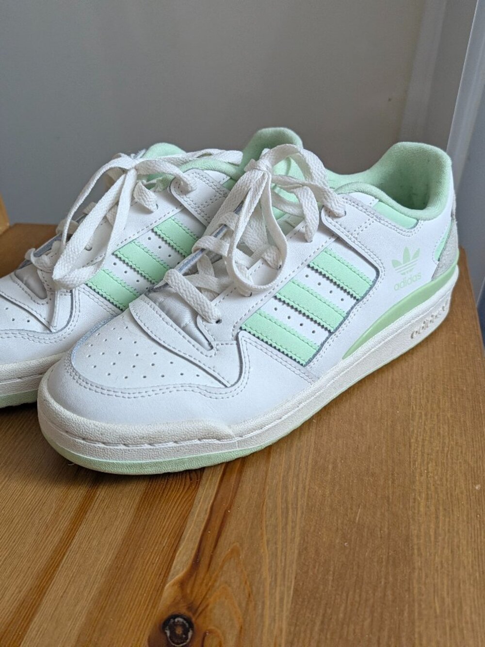 adidas Forum Low CL Cloud White Semi Green Spark